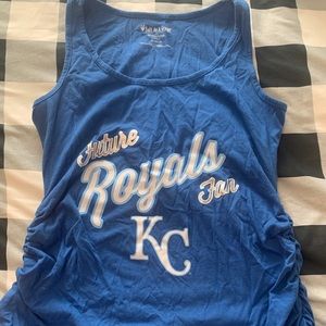 KC Royals Maternity Tank